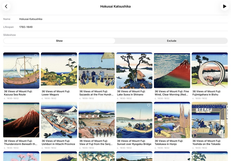 Artist Page